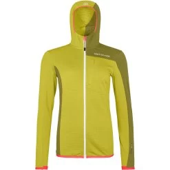 Ortovox Women's Fleece Light Grid Hoodie Jacket