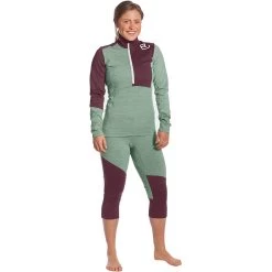 Ortovox Fleece Light Zip-Neck Top - Women's