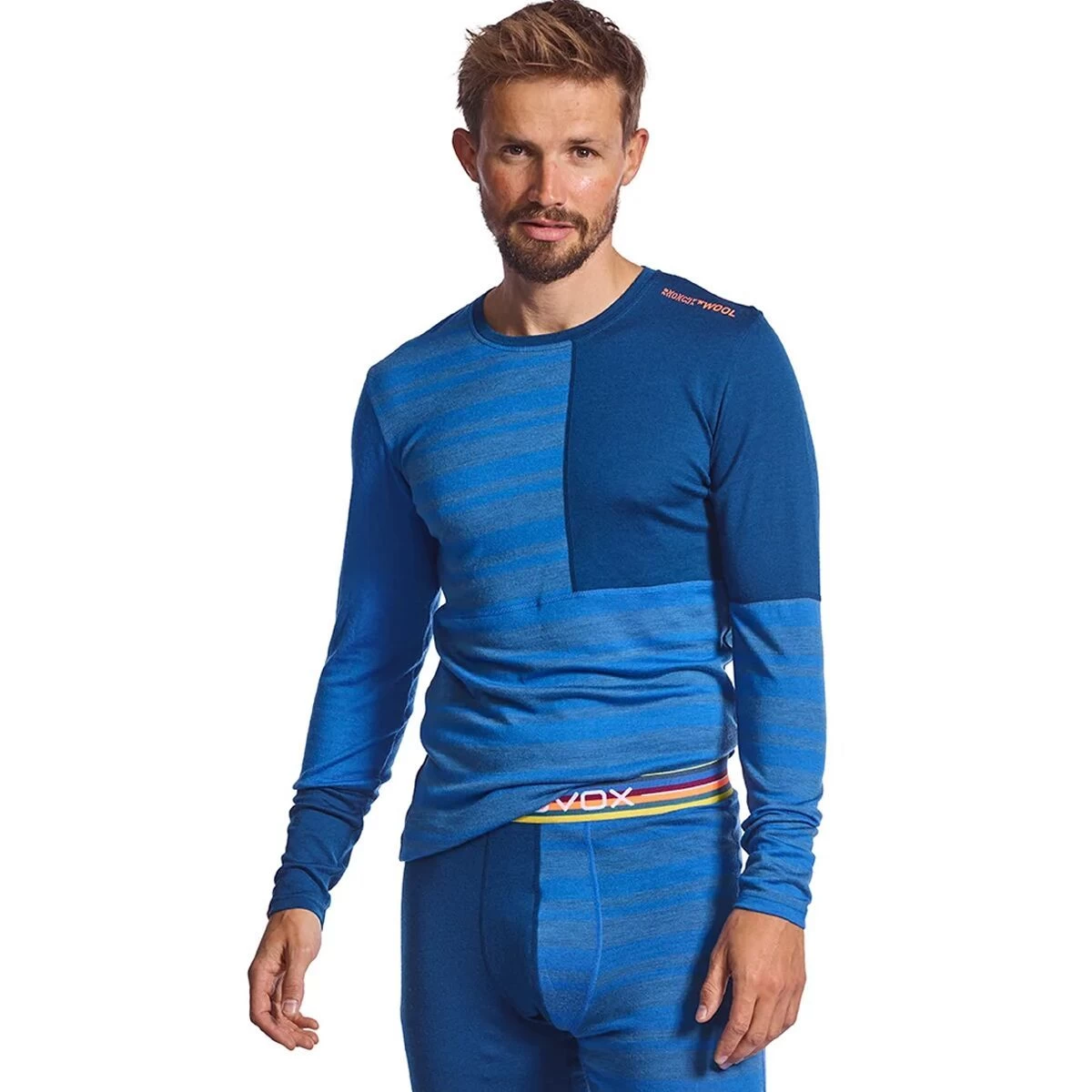 Ortovox 185 Rock'N'Wool Long-Sleeve Top - Men's 2 Ortovox 185 Rock'N'Wool Long-Sleeve Top - Men's - Image 2