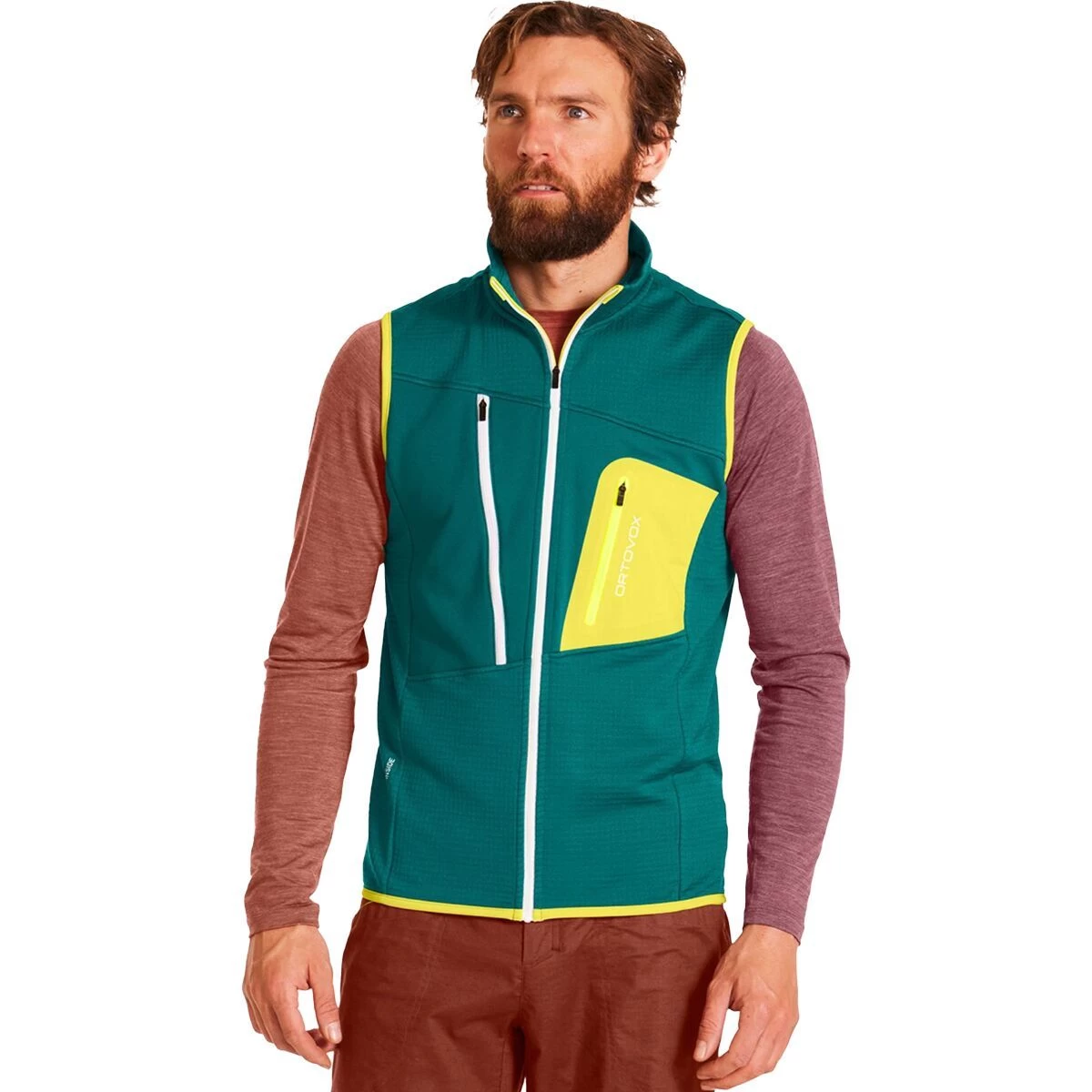 Ortovox Fleece Grid Vest - Men's 3 Ortovox Fleece Grid Vest - Men's - Image 3