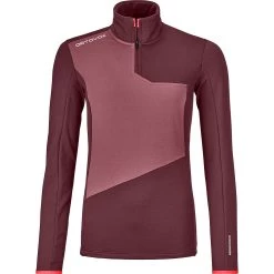 Ortovox Fleece Light Zip Neck Top - Women's -Ortovox Outdoor Sales Store WIN D1 2