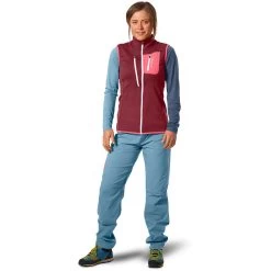 Ortovox Women's Fleece Grid Vest -Ortovox Outdoor Sales Store iview 1073919 010 pic4