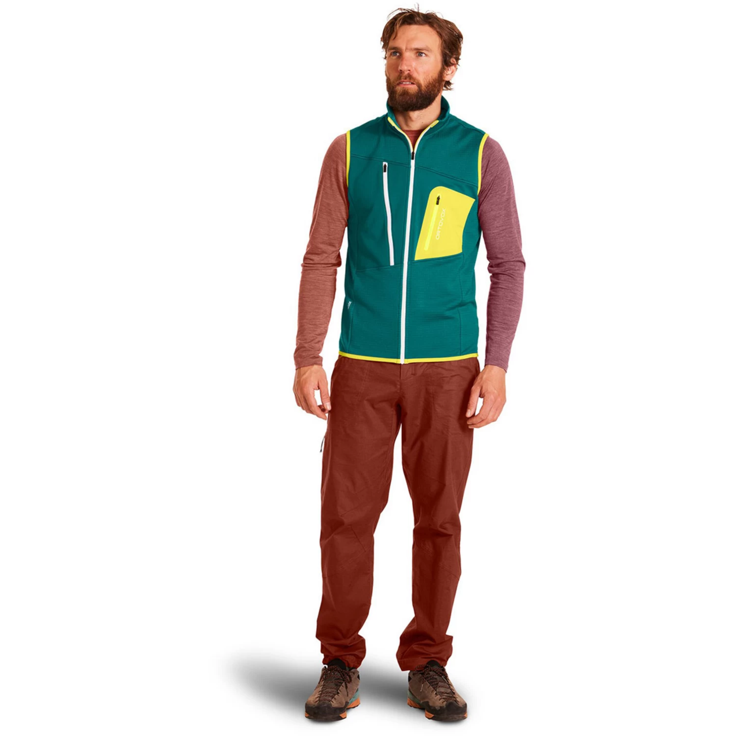 Ortovox Men's Fleece Grid Vest 2 Ortovox Men's Fleece Grid Vest - Image 2