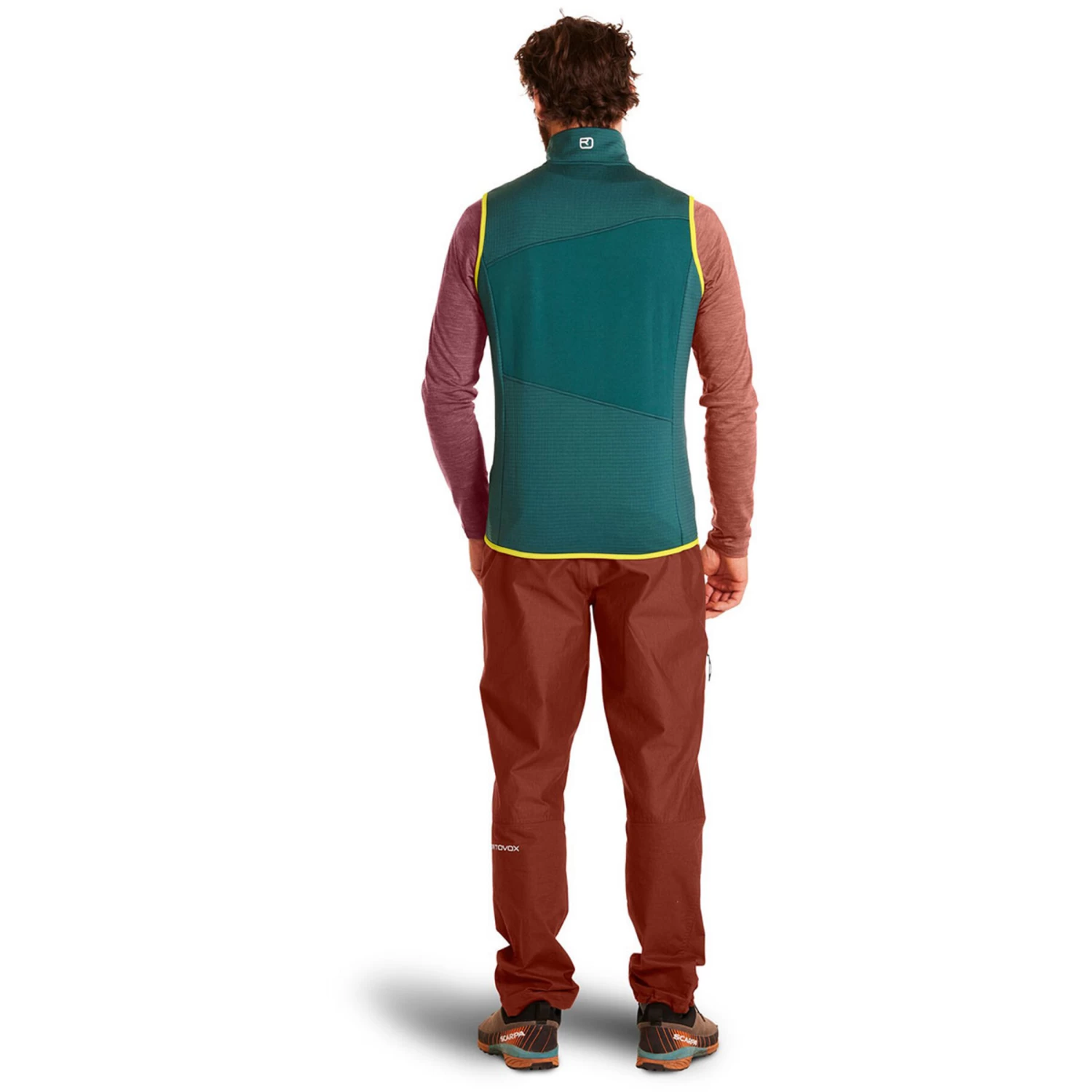 Ortovox Men's Fleece Grid Vest 3 Ortovox Men's Fleece Grid Vest - Image 3