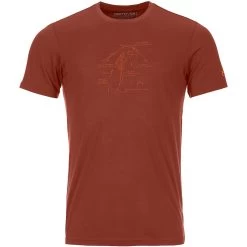 Ortovox Men's 120 Tec Lafatscher Topo T-Shirt