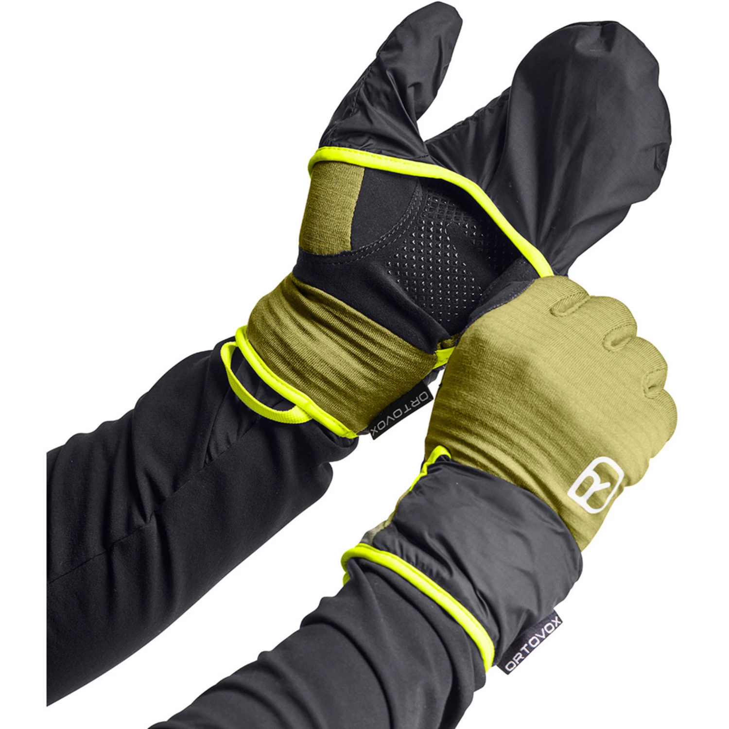 Ortovox Men's Fleece Grid Cover Glove 3 Ortovox Men's Fleece Grid Cover Glove - Image 3