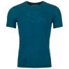 Ortovox 120 Cool Tec Mountain Logo T-Shirt - Merino Shirt