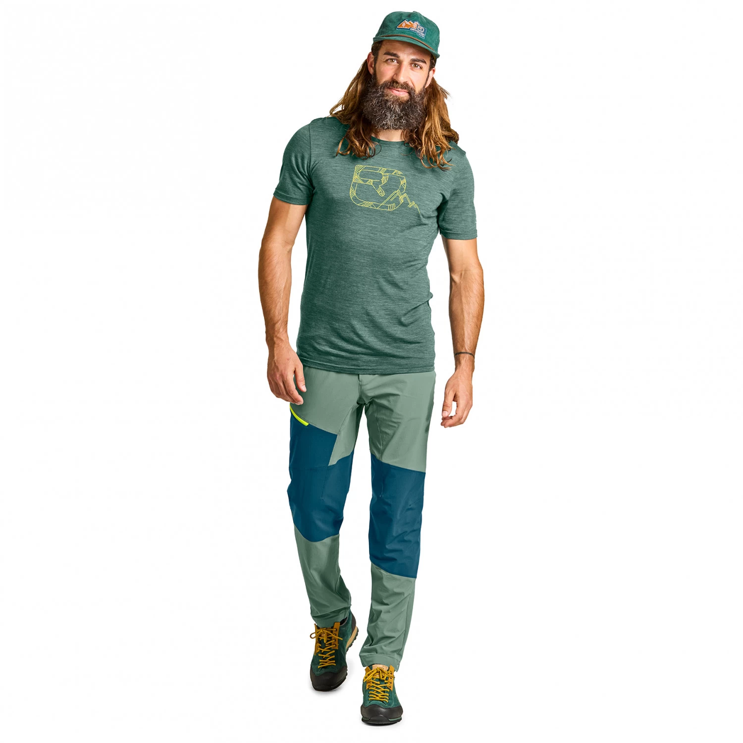 Ortovox 120 Cool Tec Mountain Logo T-Shirt - Merino Shirt 2 Ortovox 120 Cool Tec Mountain Logo T-Shirt - Merino Shirt - Image 2