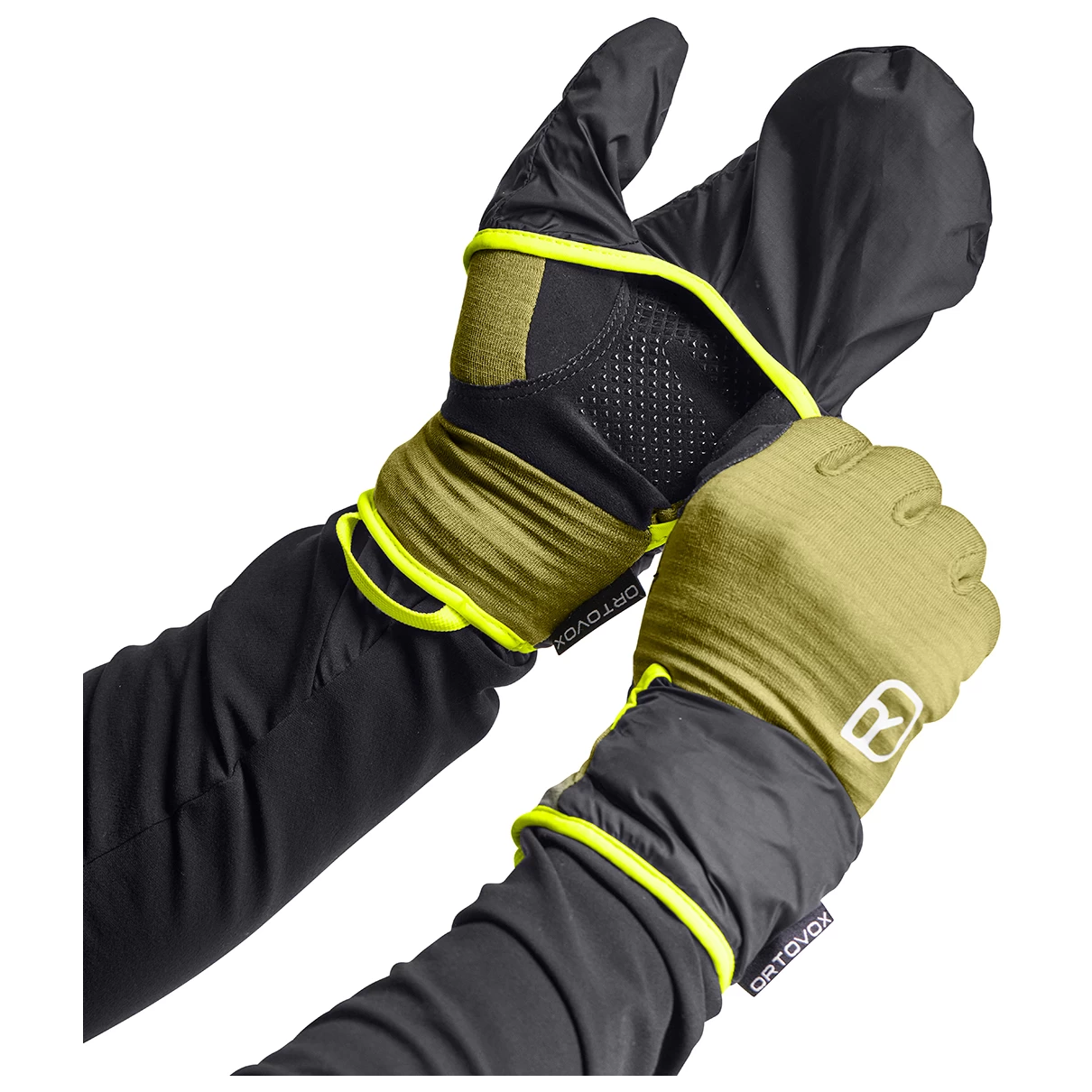 Ortovox Fleece Grid Cover Glove - Gloves 3 Ortovox Fleece Grid Cover Glove - Gloves - Image 3