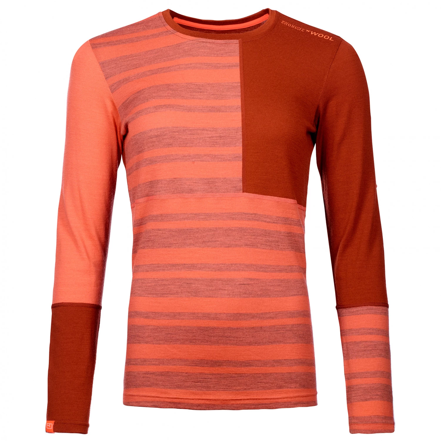 Ortovox Women's 185 Rock'N'Wool Long Sleeve - Merino Base Layer 1 Ortovox Women's 185 Rock'N'Wool Long Sleeve - Merino Base Layer