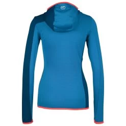 Ortovox Women's Fleece Light Grid Hooded Jacket - Fleece Jacket -Ortovox Outdoor Sales Store ortovox womens fleece light grid hooded jacket fleece jacket detail 4